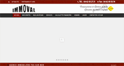 Desktop Screenshot of immoval13.com