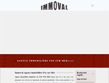 Tablet Screenshot of immoval13.com